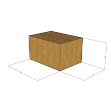 10 7x5x4 Kraft Brown Corrugated Shipping Boxes 32 ECT Single-Wall New