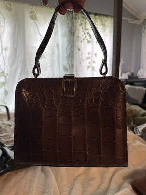 Custom VTG Lucille de Paris Women s BRN Handbag for Restoration As-Is See Pics