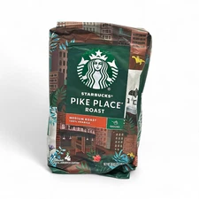 Starbucks Pike Place Medium Roast 100% Arabica Ground Coffee 40oz (2.5lb) Bag
