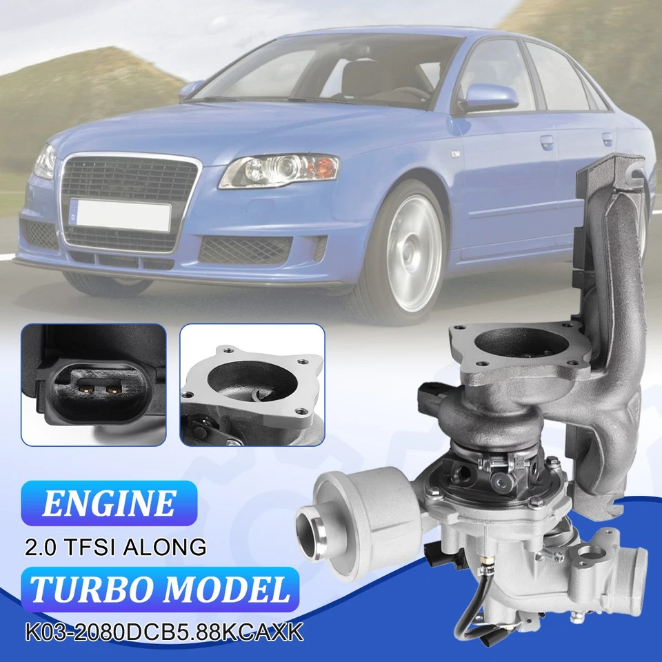 OEM Turbo Turbocharger for 2005-2009 Audi A3 A4 A6 2.0T B7 BUL BWE BGB BWT K03 - Image 3 of 4