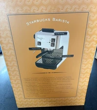 NIB Starbucks Barista Stainless Steel SIN 006 Espresso Machine With Accessories