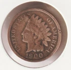 US Rare Old West 1900 Indian Head Penny Coin American Collection Shield Cent USA