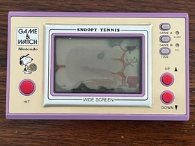 NINTENDO Game & Watch 'Snoopy Tennis' Handheld Console | Vintage 1982