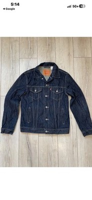 Levi's Denim Trucker Jacket Men s Size Large Standar Blue Denim