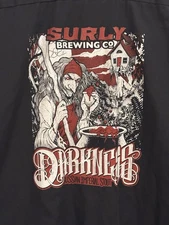Surly Brewing Co Darnkess Russian Imperial Stout Size 2XL Dickies Short Sleeve ￼