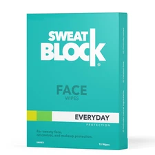 Antiperspirant Face Wipes for Men & Women - 15 Count - Helps Control Oily Skin,