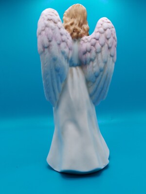 Vintage Home Interior HOMCO Guardian Angel & Baby 1434 Porcelain