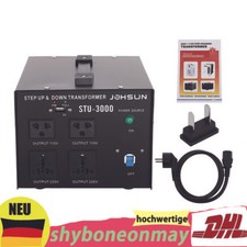 3000W Spannungswandler Transformator 220V110V Step Up/Down Converter Konverter