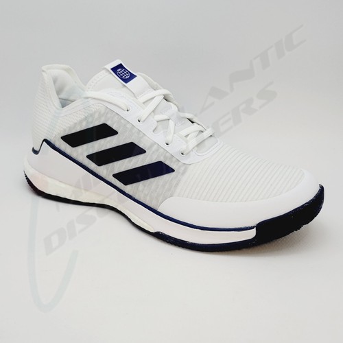 Adidas Sneakers da Pallavolo Donna Crazy Flight Bianco/Squadra Blu Navy, 10 - Foto 3 di 8