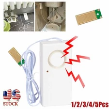 Water Leak Alarm Flood Level Overflow Detector Sensor Pool Security Replace US