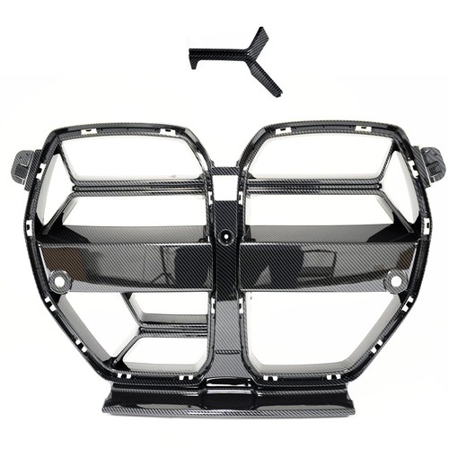 For BMW M3 G80 M4 G82 G83 21-2025 Carbon Fiber CSL Style Front Upper Nose Grille - Picture 2 of 6