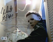 Nick Castle signed autographed inscribed 8x10 photo Halloween JSA COA