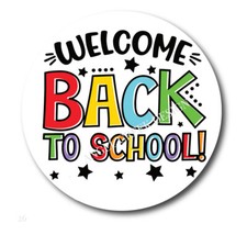 Rainbow Welcome Back to School Scrapbook Stickers Teacher Stickers School Labels