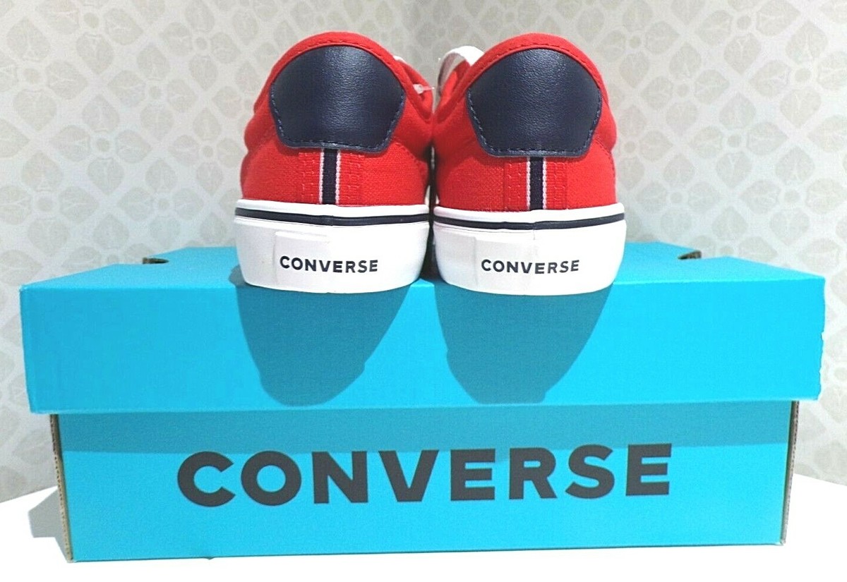 Converse Chuck Shopee Converse Rival Ox BNIB Red/ White