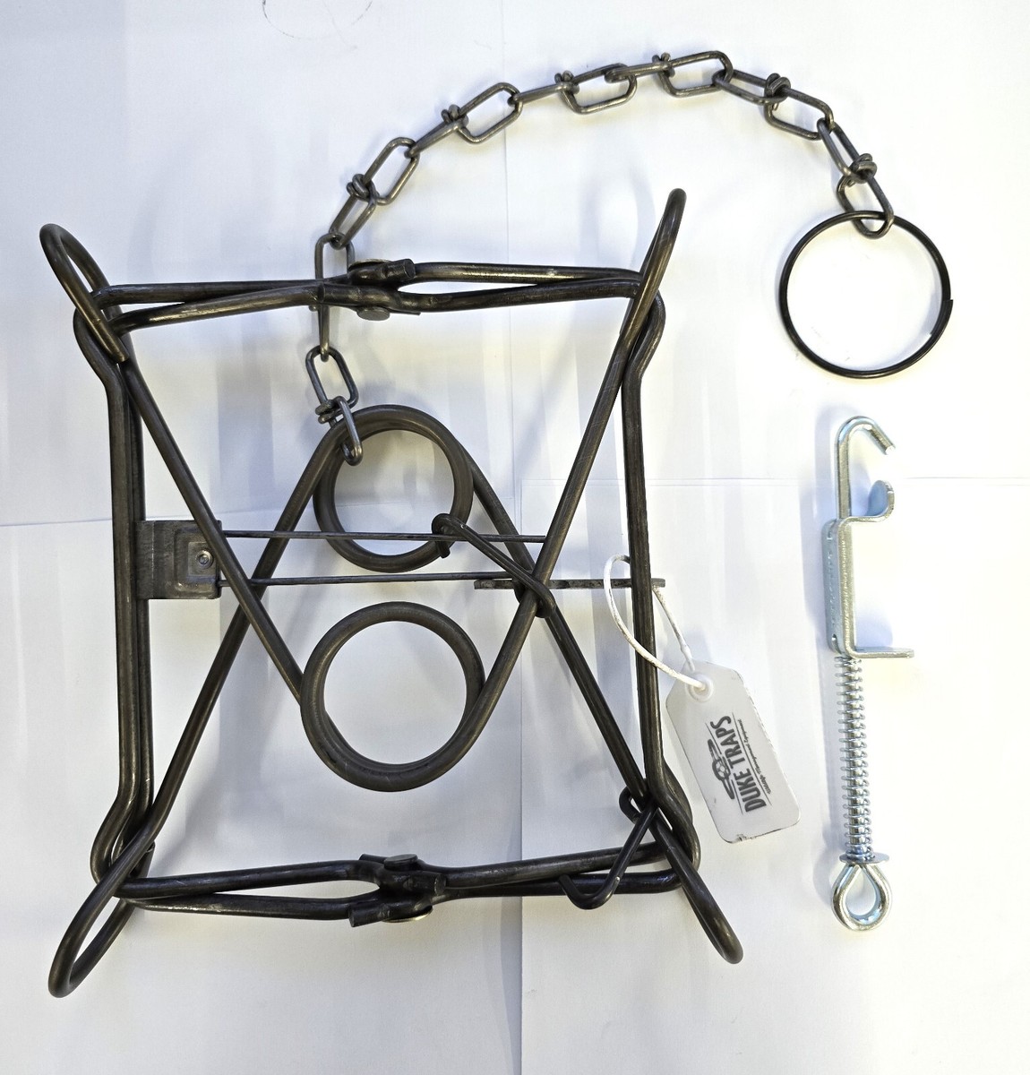 PACK 1) Duke 220 Body Grip Traps w/Safety Tool, 0420 Fisher