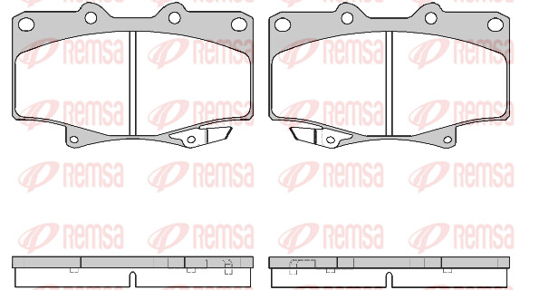 Remsa BremsbeläGe Bremsbelegsatz Vorne FüR Toyota Land Cruiser Lexus LX-image