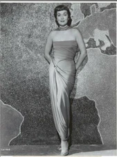 JANE WYMAN-ORIGINAL PHOTO-GLAMOUR-LONG SHOT-STUNNER!