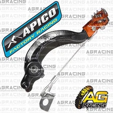 Apico Black Orange Rear Brake Pedal Lever For KTM SX 65 2015 Motocross Enduro