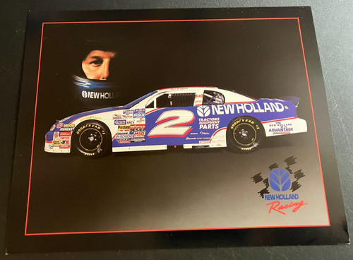 1998 Ron Barfield #2 New Holland Chevy Monte Carlo - NASCAR Hero Card Handout