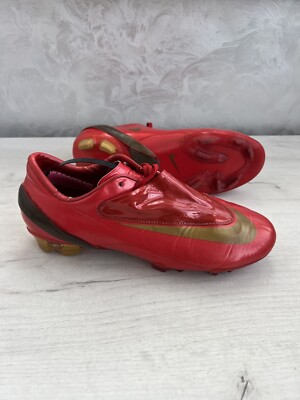 Nike Mercurial Vapor FG Football Cleats Boots Italy Red US8 UK7