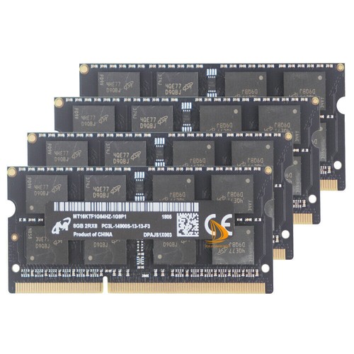 Micron 4x 8GB 2RX8 DDR3L 1866MHz PC3L-14900S 1.35V SO-DIMM Laptop Memory RAM ^Y - Picture 6 of 6