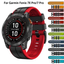 Easyfit Watch Band For Garmin Fenix 7 7X 6 6X Pro 5 5X Plus 3HR Silicone Strap