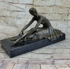 ART DECO CLASSIC DANCER SIGNED CHIPARUS BRONZE FIGURINE STATUE SCULPTURE ARTWORK