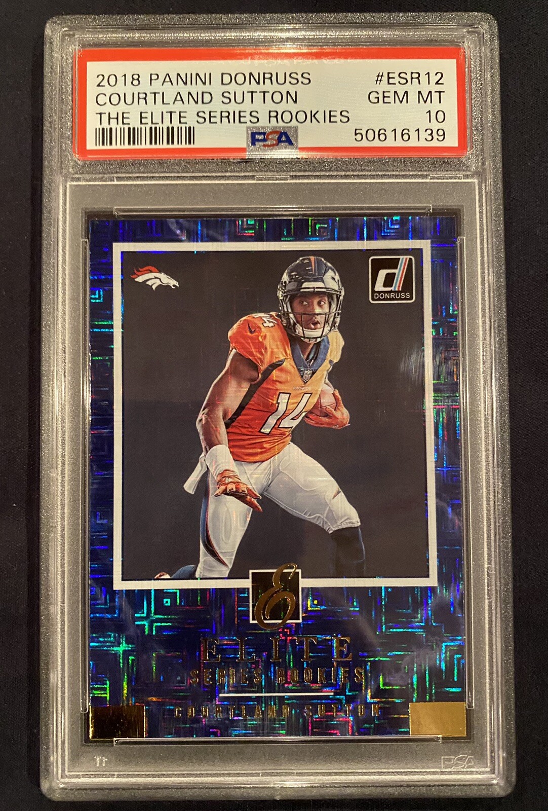 Courtland Sutton Panini Donruss the Elite Series Rookies #ESR12 Base