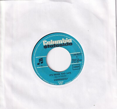7'' Single - Steppenwolf - It's never too late