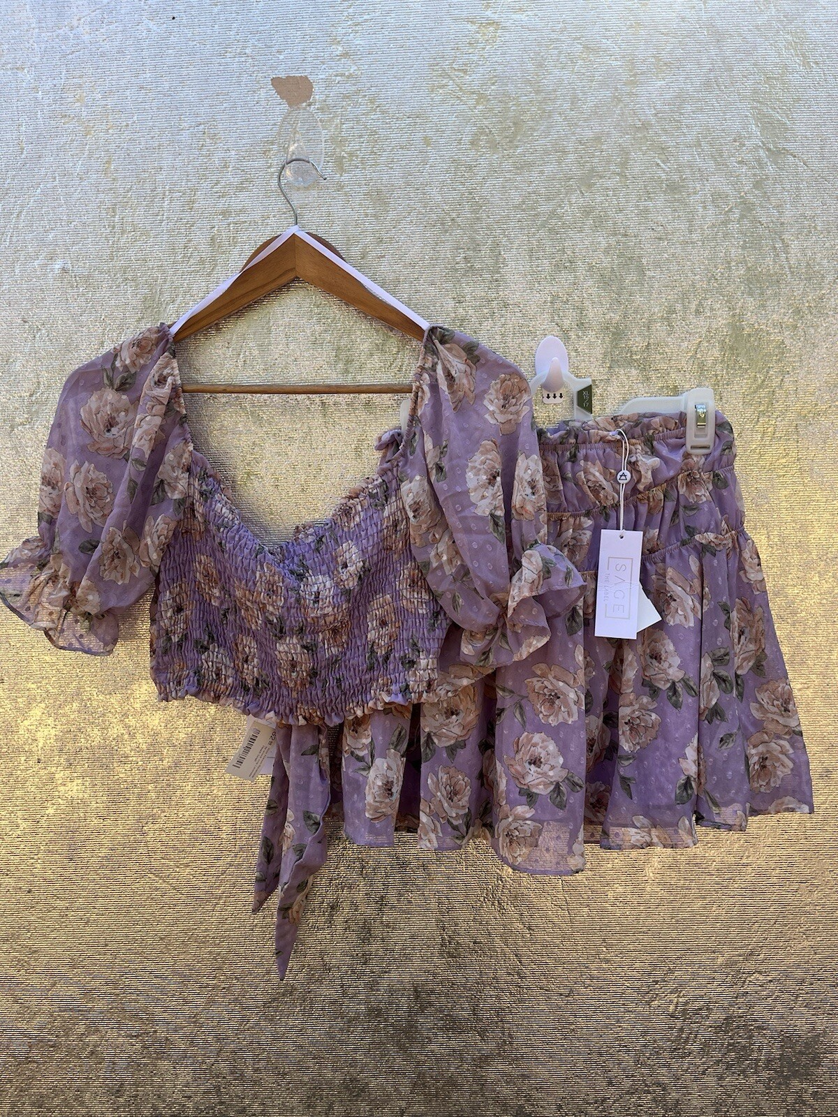 skirt set women floral Mini-image