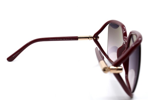 NUEVAS GAFAS DE SOL TOM FORD TF1089/S 75B LONGE-02 GRIS BORGOÑA AUTÉNTICAS - Imagen 10 de 10