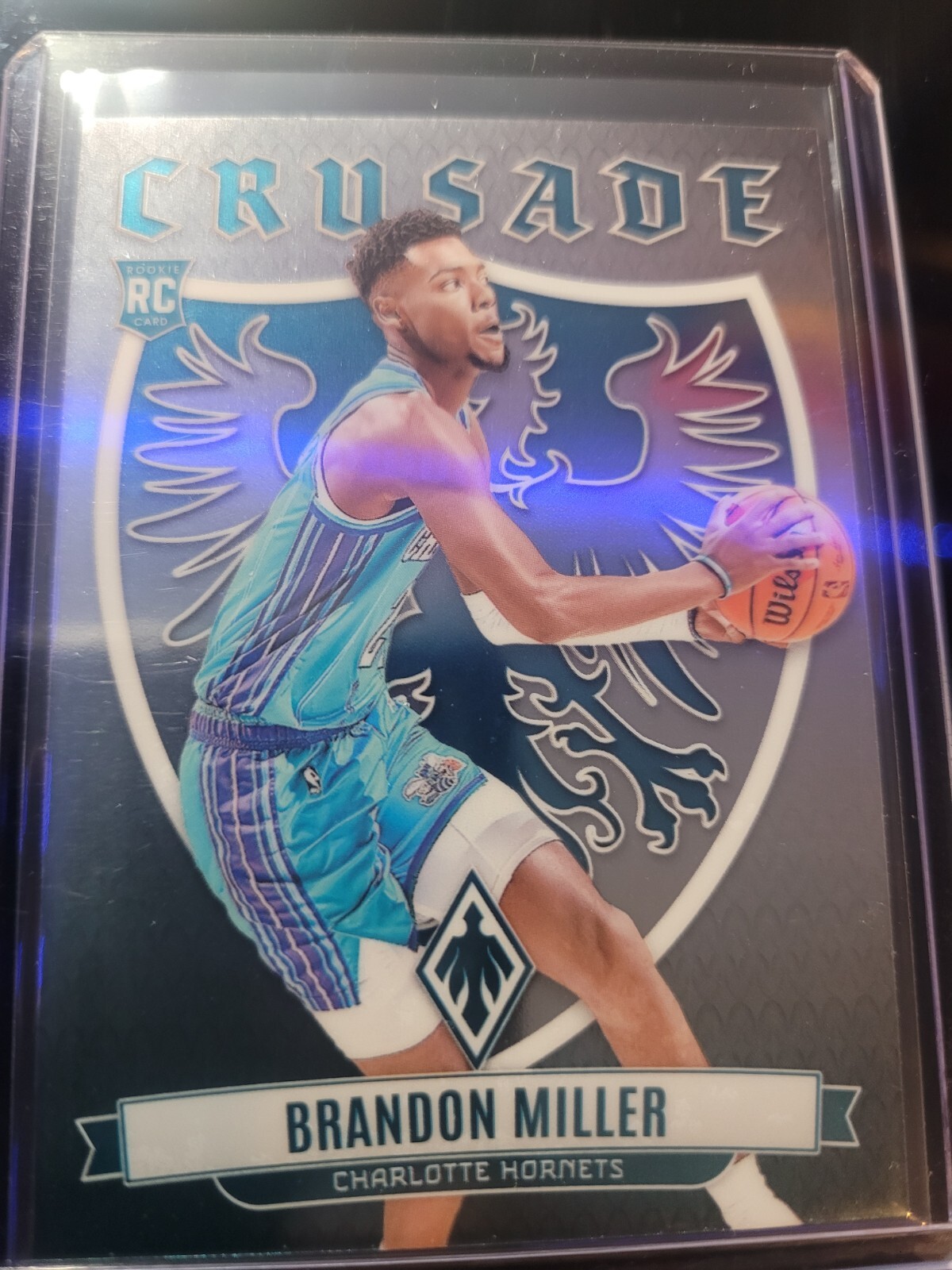 2023-24 Panini Phoenix - Crusade #18 Brandon Miller (RC) Color Match