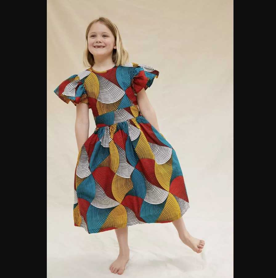 New toddler girl's 4T Sika x Anthropologie geometric kids