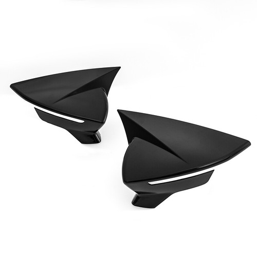 For Seat Leon Mk3 MK3.5 5F FR-Cupra TSI 2013-18 Gloss Black OX Horn Mirror Cover - Picture 7 of 8