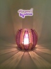  Purple Orange Sparkle Lilac Amethyst Halloween Wedding Candle Holder