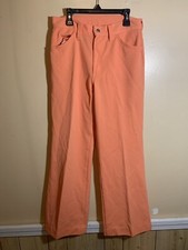 Levi  s For Gals Vintage 60s-70s Era Orange Flare Bell Bottom Pants
