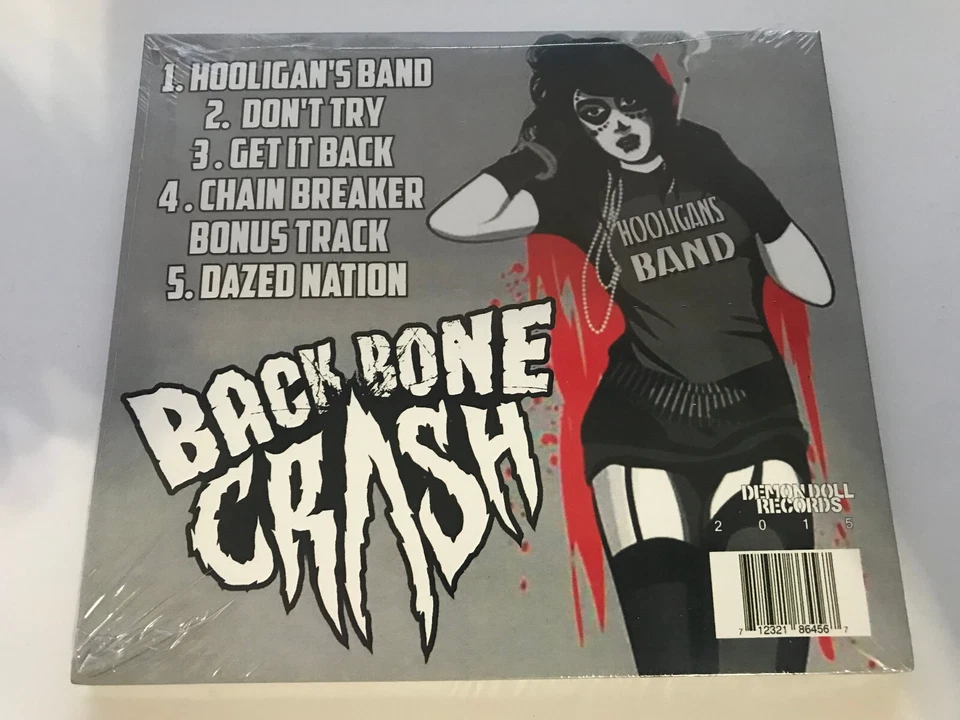 Backbone Crash Digipak CD Melodic Glam Hair Metal NEU NEW Demon Doll Rec DDR - Bild 2 von 2