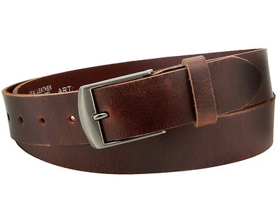 Ledergürtel 35mm Herren Damen Vollledergürtel Büffelleder Gürtel braun Vascavi