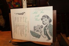 Vintage 1956 Let's Sew With Wool Booklet 