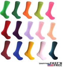 Men's Mid-calf  Assortment Solid Color Multi-occasion Fitable Dress Socks