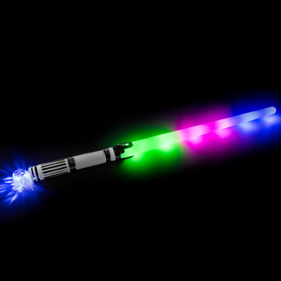 Light Up Galactic Warrior Battle Lightsaber Space Sword
