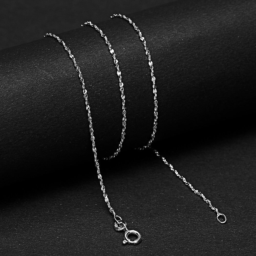 18 inch Link Chain 925 Sterling Silver Jewelry DGC1037 | eBay
