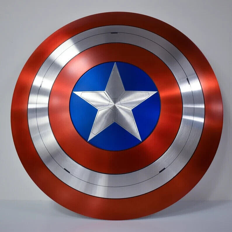 Escudo Capitán América 12" Marvels Avengers Legend Escudo de utilería de película portátil