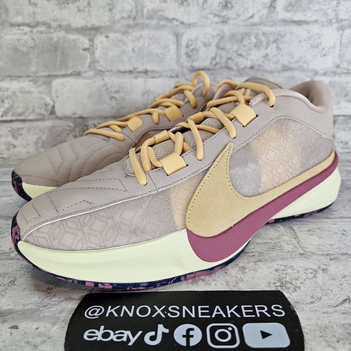 Nike Zoom Freak 5 Fossil Stone Basketball Shoes DX4985-200 Nike Zoom Freak 5 Fossil Stone Basketball Shoes DX4985-200
