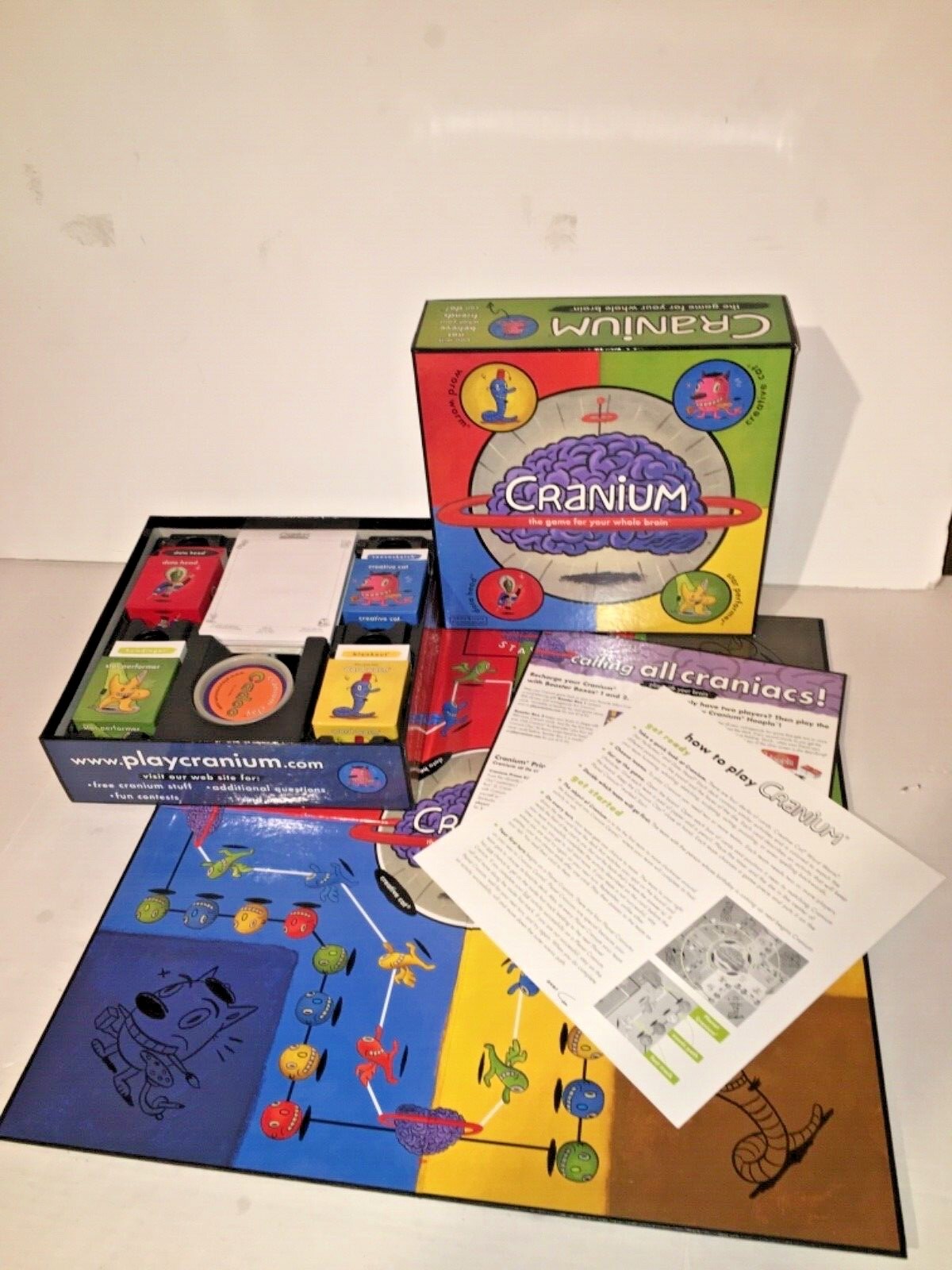 Cranium : The Game for Your Whole Brain Board Game Complete No Clay Family  EUC | eBay