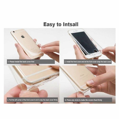 Funda de teléfono 360 protección completa delantera y trasera para Apple iPhone 7 8 SE - Imagen 18 de 24