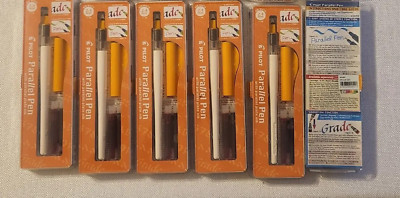 Calligraphy art Pen Parallel Orange color cap school Pilot 6 individual pack