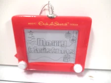 Etch A Sketch Christmas Ornament 3.5” X 3” Ruz