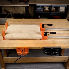 JORGENSEN 48-inch Bar Clamps 2Pack 90° Cabinet Master Parallel Jaw Bar Clamp Set