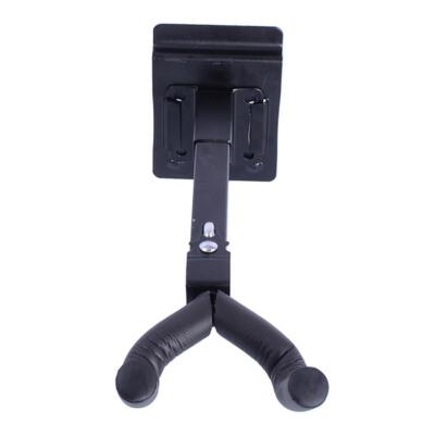 Robust schwarz Eisen Gitarre Wandhalterung Aufhänger Haken Ständer Halter langer Arm